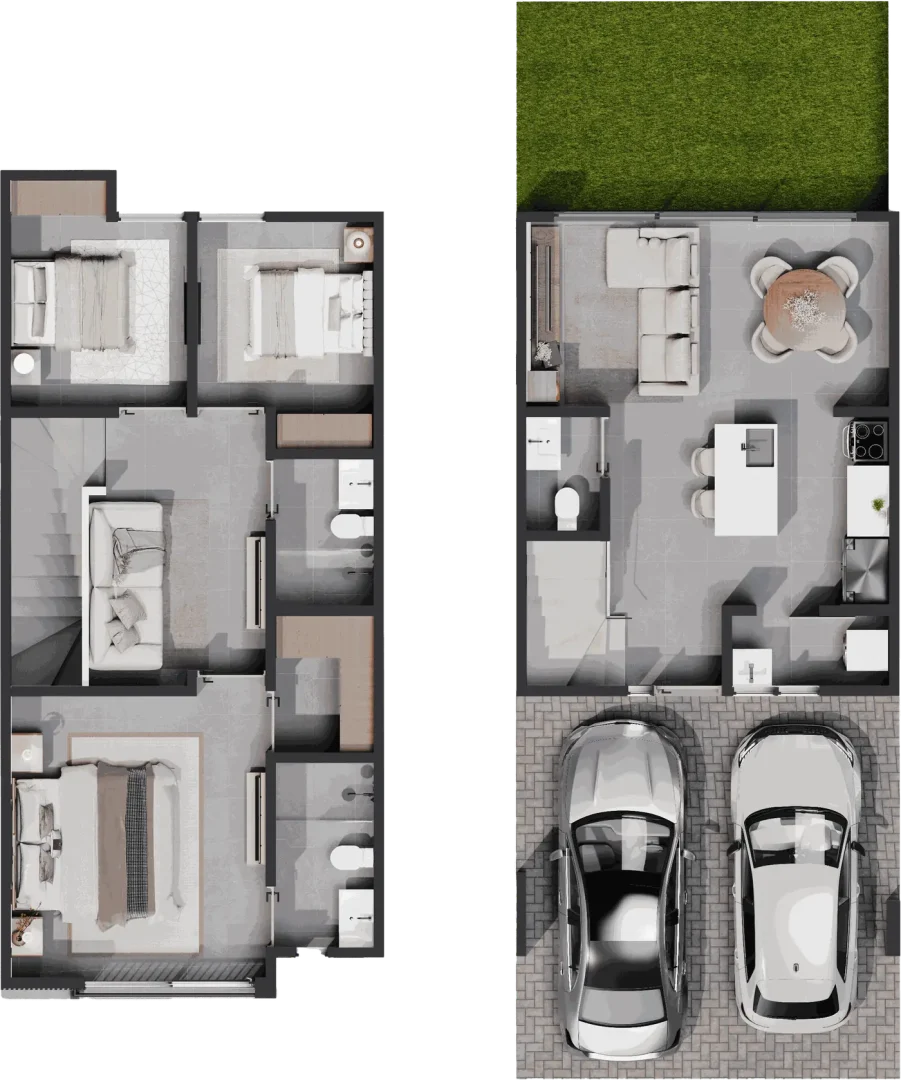 Plano del Modelo A - Via Roble